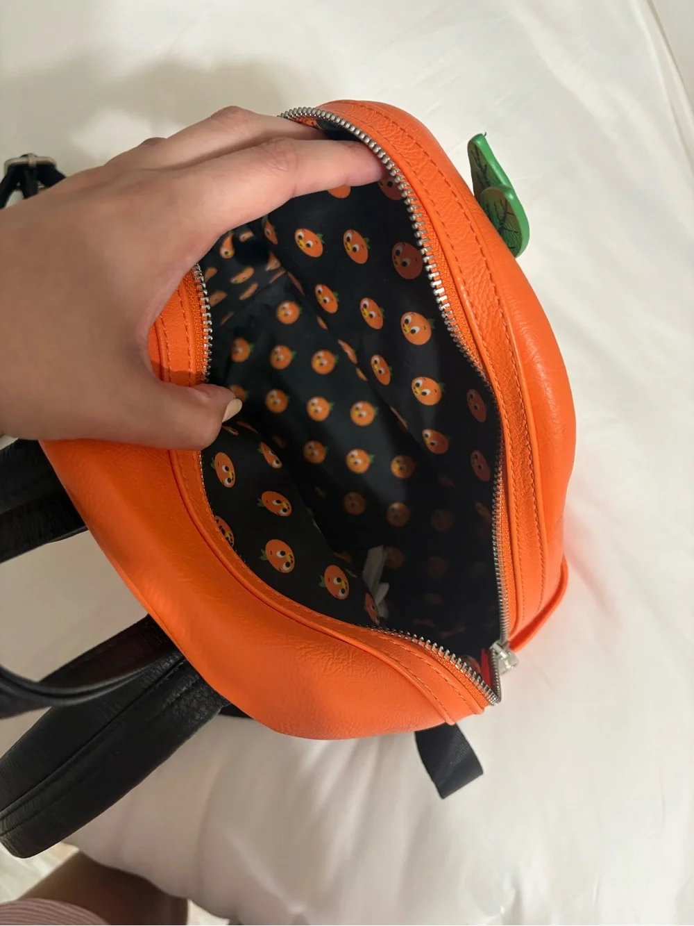 Loungefly Orange Bird Mini Backpack in Orange and Yellow